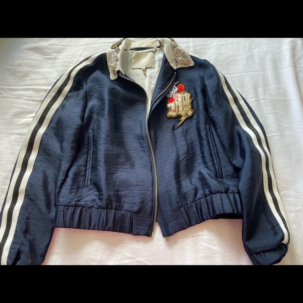 Maje silk coat